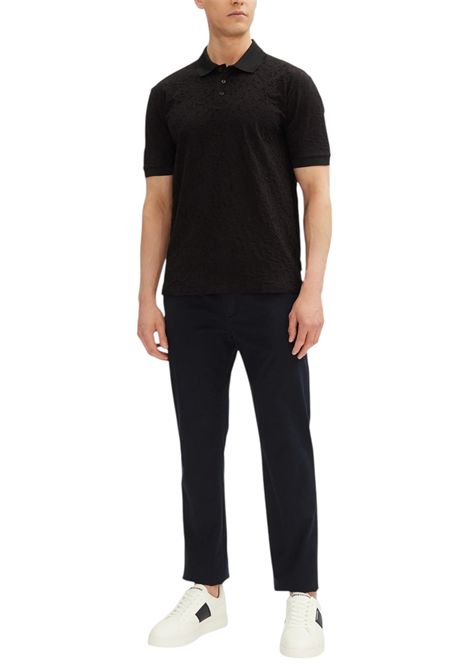 Polo regular fit con logo allover tono su tono ARMANI EXCHANGE | Polo | XM000477 AF10337FC013